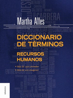 cover image of Diccionario de términos de Recursos Humanos